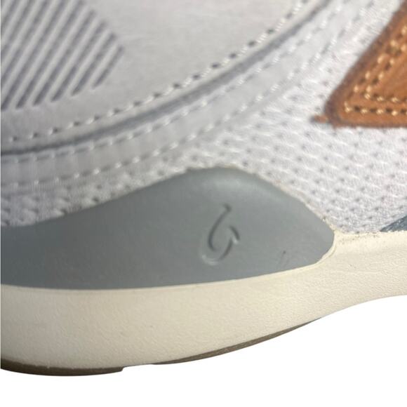 OLUKAI Mio Li in Mist Grey/Poi Mesh Lace Up Sneakers Men's Size 8 - Picture 8 of 10